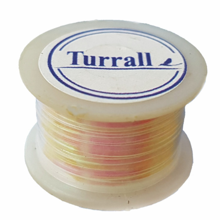 Blizgutis Turrall Tinsel Flat Extra Wide Pearl 20m