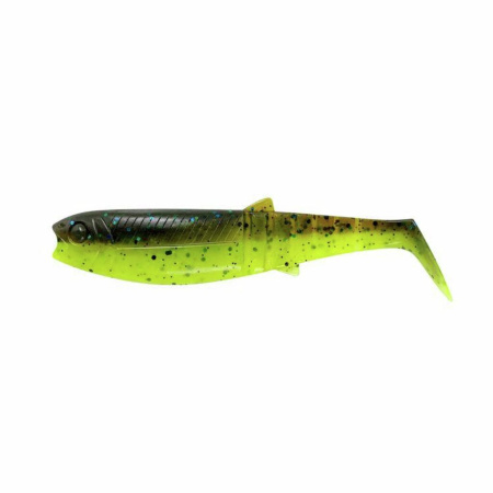 Guminukas SG Cannibal Shad Bulk 8cm 5g Chartreuse Pumpkin