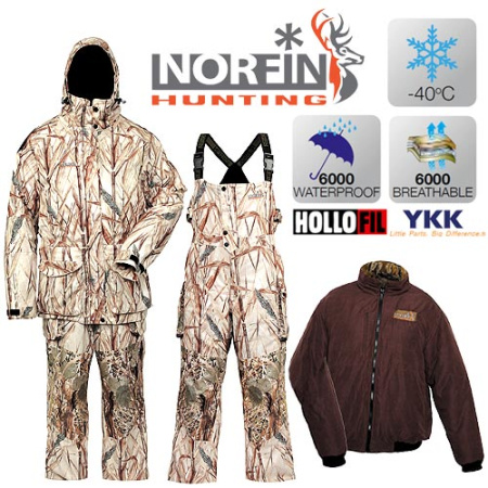 Kostiumas žieminins Norfin Hunting North Ritz