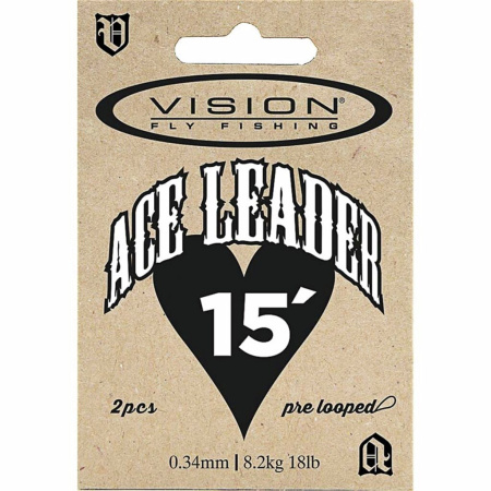 Pavadėlis muselinis Vision Ace Leader 15'