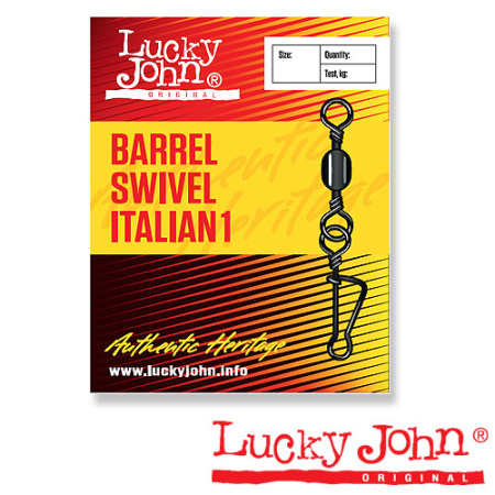 Suktukas su karabinu Lucky John Barrel Swivel Italian