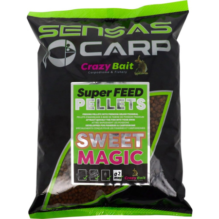 Peletės Sensas Super Feed Sweat Magic 2mm