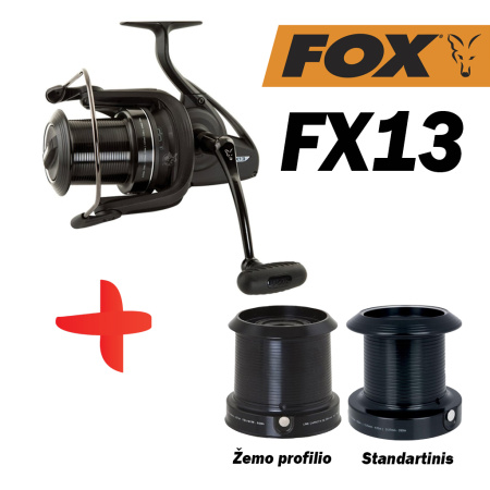 Ritė Fox FX13 + 2 papildomi būgneliai