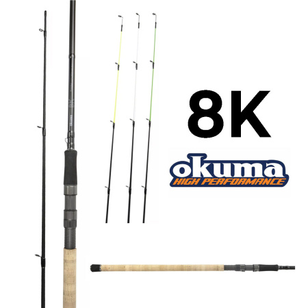 Meškerė Okuma 8K Feeder 12' 360cm 40-80g