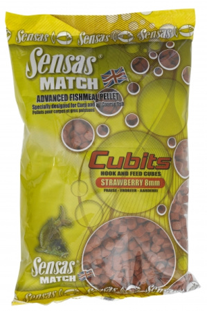 Peletės Sensas Strawberry 750g