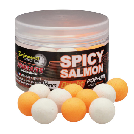 Boiliai StarBaits PC Spicy Salmon Bright Pop Up 16mm 50gr