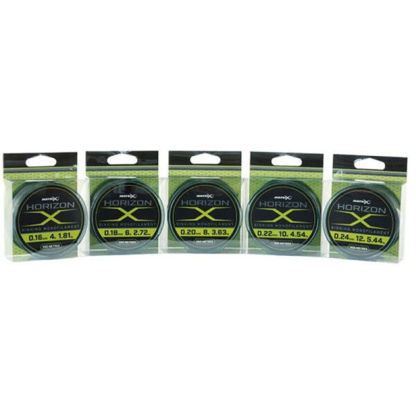 Valas Matrix Horizon X Sinking Mono 4lb 0.16mm 300m