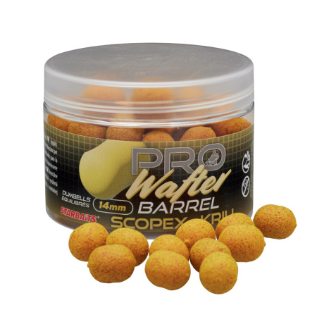 Boiliai StarBaits Pro Scopex Krill Barrel Wafter 14mm 50gr