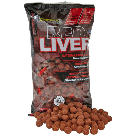 Boiliai StarBaits Red Liver 14mm 1kg