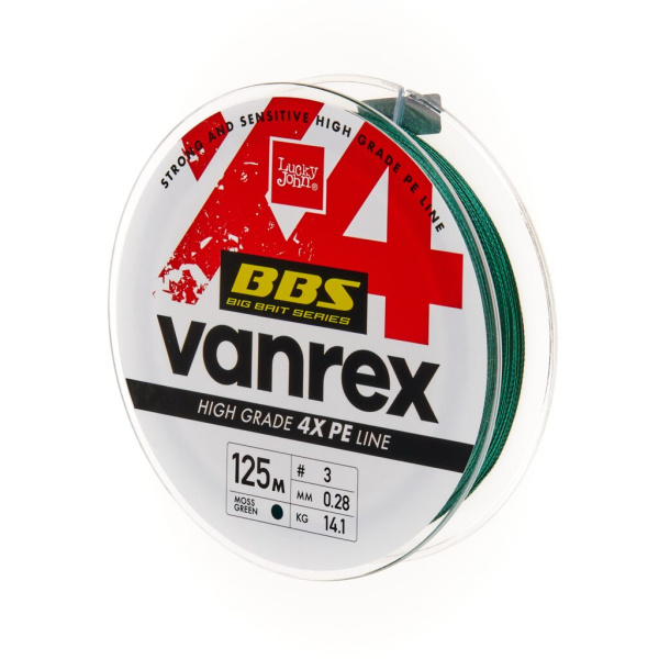 Valas pintas Lucky John Vanrex X4 BBS Moss Green 125m